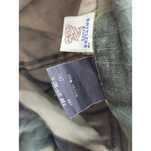 Rattlers Brand Men's M (38-40) Camo Coverall One-Piece Hunting Outdoors Military - Picture 5 of 15